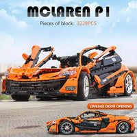 Mould King 13090 Sports Car Hypercar P1 Building Blocks 3228 Pcs 1:8 Scale Motor