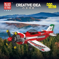 Mould King 24058 Racing Airplane Building Block Toy 470 pcs