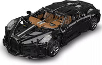 Mould King 13163 Black Super Racing Car 4688 Pcs Construction Set with Remote