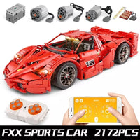 Mould King Super Car FXX Sports Racing Car Bricks Toys