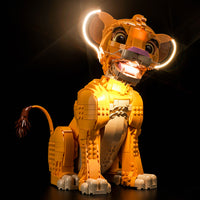 Brick Shine -  Light Kit for LEGO® Young Simba the lion king 43247