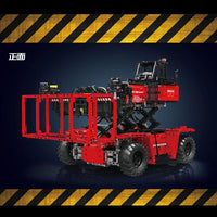 Building Block Mould King 17030 Dynamic Version Red Container Truck Toys