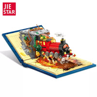 JIESTAR Building Blocks JJ9059 Express Train Movie & Game DIY toy 889 pcs