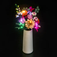 Brick Shine - Light Kit for LEGO® Pretty Pink Flower Bouquet 10342