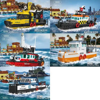 Mould King 10080-10084 multi-purpose lifeboat
