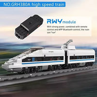 Mould King 12021 Train Railway High Speed Remote Controlled Train with Motor Kit