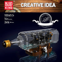MOULD KING 10065S Black Pearl Drifting Bottle with 2416 Pieces