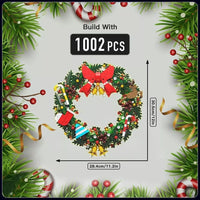 Mould King Christmas Garland Building Set Toy 10073 Eucalyptus Wreath Model