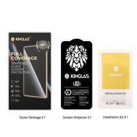 iPhone 16Pro Max / 17 Pro Max Kinglas Packs 2.5D Full Coverage Silk Printing HD+ Clarity Glass Screen Protector