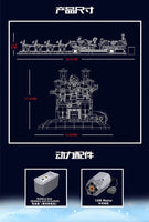 MOULD KING 10015 MOC-32342 The Motorized Christmas Santa Sleigh with 1318 Pieces