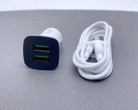 sky Budi CC631LW 2.4A 2USB Car Charger with USB-A to Lightning Combo