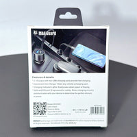 sky Maxguard MC039C 3.1A 2USB car charger with USB-A to C combo