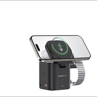 AMAZINGTHING Thunder Pro Mag 5-IN-1 PD55W Charging Station with Stand - Black