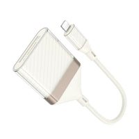 Hoco. UA40 Crystal iP 2-in-1 card reader - apricot