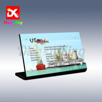 Display King - Acrylic display plaque for Lego United States Capitol Building 21030