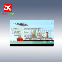 Display King - Acrylic display plaque for Lego United States Capitol Building 21030