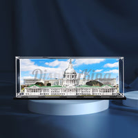 Display King - Acrylic display case with screw for LEGO® United States Capitol building 21030