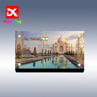 Display King - Acrylic display plaque for Lego Taj Mahal 21056