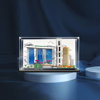 Display King -Acrylic display case with screw for LEGO® Architecture Singapore 21057