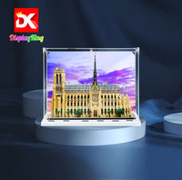 Display King - Acrylic display case with screw for LEGO® Notre-Dame de Paris 21061