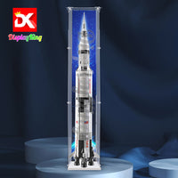 Display King - Acrylic display case for Lego® NASA Apollo Saturn V 21309 3mm Thickness dust-Free and Crystal Clear Display case with Screw