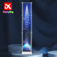 Display King - Acrylic display case for Lego® NASA Apollo Saturn V 21309 3mm Thickness dust-Free and Crystal Clear Display case with Screw