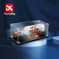Display King -Acrylic display case with screw for LEGO® Ship in a Bottle 21313