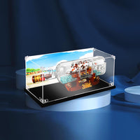 Display King -Acrylic display case with screw for LEGO® Ship in a Bottle 21313