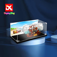 Display King -Acrylic display case with screw for LEGO® Ship in a Bottle 21313
