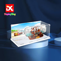 Display King -Acrylic display case with screw for LEGO® Ship in a Bottle 21313