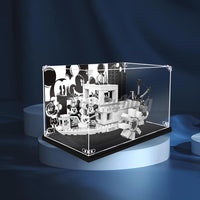Display King –  Acrylic display case with screw for Lego® Steamboat Willie 21317