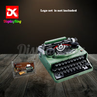 Display King - Acrylic photo frame for Lego Typewriter 21327