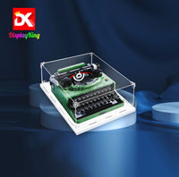 Display King -Acrylic display case with screw for LEGO® Ideas Typewriter 21327