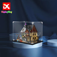 Display King - Acrylic display case for LEGO® The Sanderson Sisters' Cottage 21341 3mm Thickness dust-Free and Crystal Clear Display case with Screw