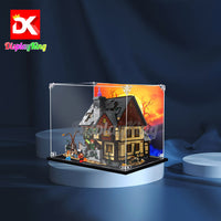 Display King - Acrylic display case for LEGO® The Sanderson Sisters' Cottage 21341 3mm Thickness dust-Free and Crystal Clear Display case with Screw