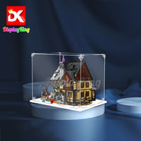 Display King - Acrylic display case for LEGO® The Sanderson Sisters' Cottage 21341 3mm Thickness dust-Free and Crystal Clear Display case with Screw