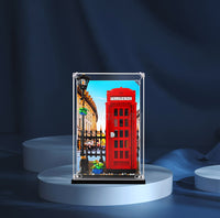 Display King -Acrylic display case with screw for LEGO® Red London Telephone Box 21347