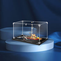 Display King - Acrylic display case with screw for LEGO® Jaws 21350