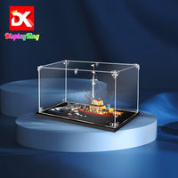 Display King - Acrylic display case with screw for LEGO® Jaws 21350