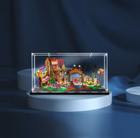 Display King -Acrylic display case with screw for LEGO® Willy Wonka & the Chocolate Factory 21360