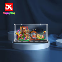 Display King -Acrylic display case with screw for LEGO® Willy Wonka & the Chocolate Factory 21360