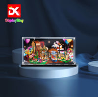 Display King -Acrylic display case with screw for LEGO® Willy Wonka & the Chocolate Factory 21360