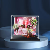 Display King -Acrylic display case with screw for LEGO® Love Birds 21365