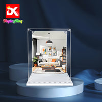 Display King -Acrylic display case with screw for LEGO® Orange Cat 21376