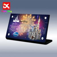 Display King - Acrylic display plaque for Lego Castillo Disney 71040
