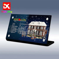 Display King - Acrylic display plaque for Lego Home Alone 21330
