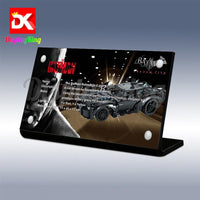 Display King - Acrylic display plaque for Lego The Batman - Batmobile 42127