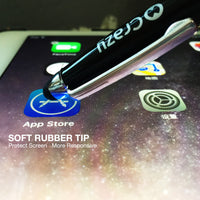 2 PCS Universal Capacitive 2 in1 Touch Screen Stylus ink Pen for iPad iPhone Samsung