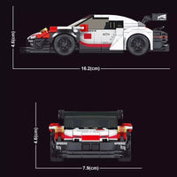 Building Blocks Mould King Mini Super Sport Racing Car Bricks Model Kids 27010