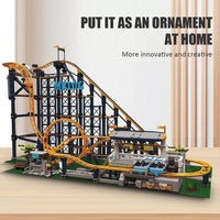 Mould King 11012 Roller Coaster Building Set Amusement Park Track Train 3238pcs